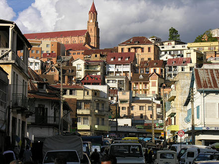 Antananarivo, or Tana to the locals. Quaint hillside houses