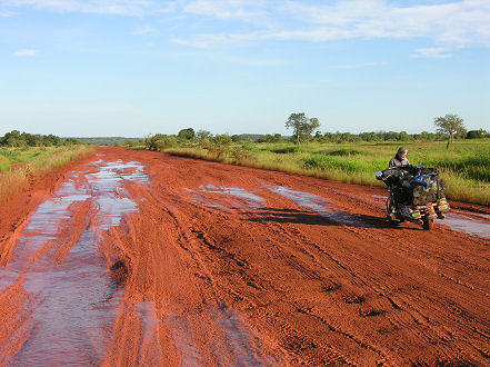 The obligatory mud road photo