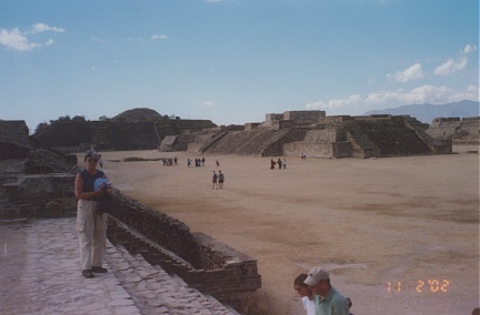 Monte Alban, the ancient Zapotec capital, started in 500 BC