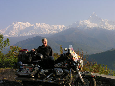 Annapurna Mountain Range out of Pokhara