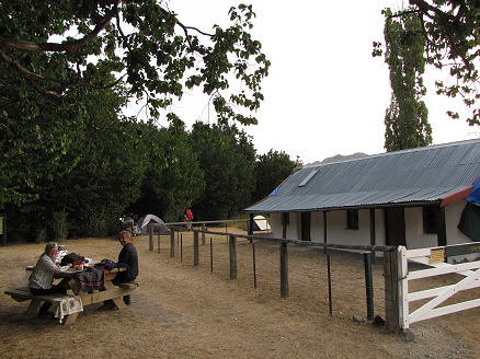 Camped at Cob Cottage on the Molesworth