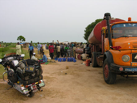 Smuggling petrol across the border to Cameroon