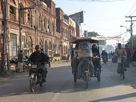 Tuk Tuk transport in Lahore