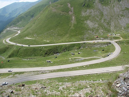 Locals picnic barbecue roadside near the top of the pass