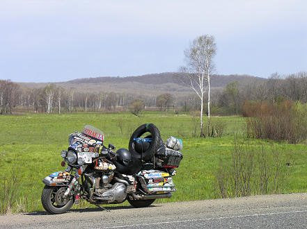 Roadside scenery from Vladivostok to Khabarovsk