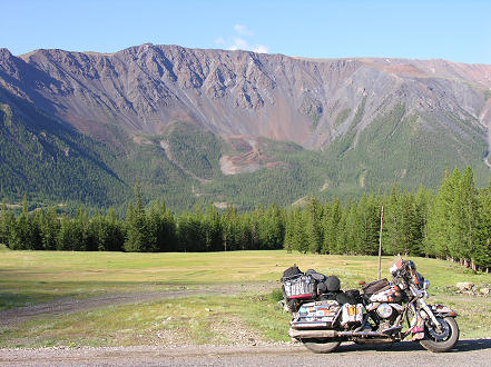 Part of the dramatic scenery in the Altay Mountains