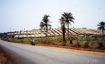 Refugee camp tents