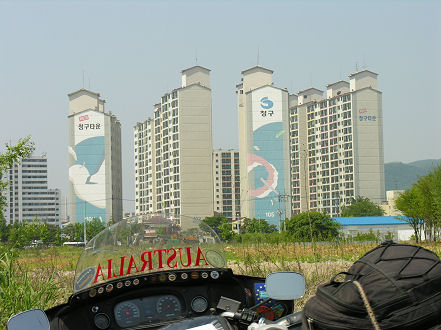 High rise apartments, in rural and city areas alike