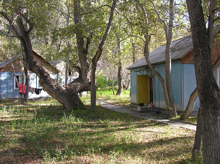 The run down ex-Russian sanitorium at Iskander Kul, but comfortable