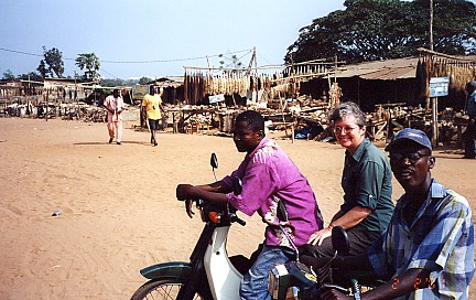 Taking local transport to the Voodoo markets