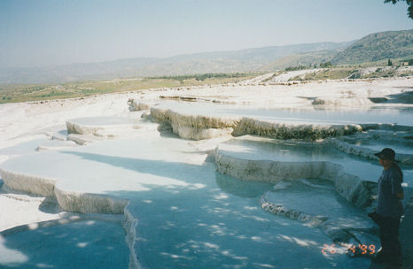 The sintered teraces of Pamukkale