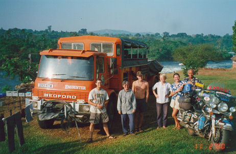 The Encounter truck and passengers, six months to London