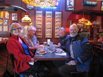 Lunch at Tony Packo's with Carl and Kathy