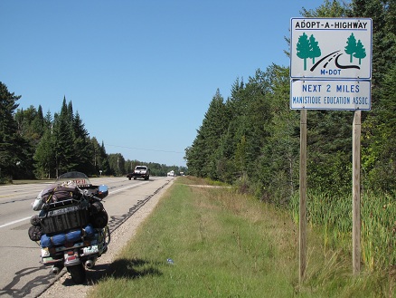 Highway
          cleaning volunteers appreciated