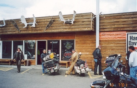 The Harley dealer in Fairbanks Alaska