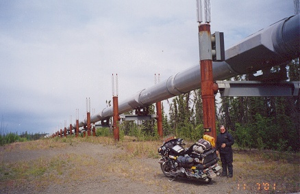 The Alaskan oil pipeline
