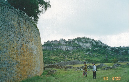 Great Zimbabwe National Monument, built about the 12th century