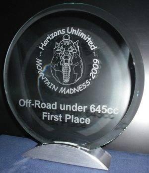 HUMM 2009 trophy.