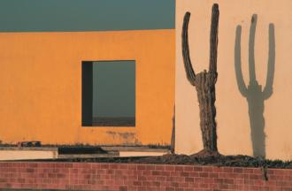 Abandoned building in Baja California, Mexico.