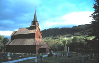 Wooden church in Norway.