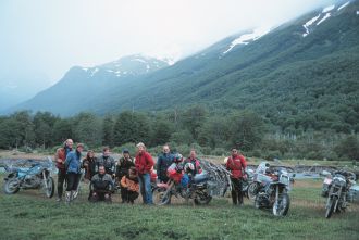 Christmas Eve, 1997 - Ushuaia, Tierra del Fuego, Argentina - furthest south you can drive.