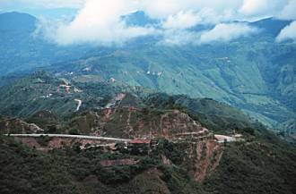Spectacular mountain scenery in Ecuador.