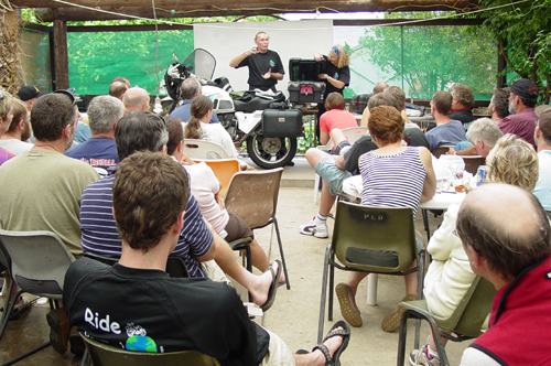 How to change a tire, seminar by Jim Stanley.