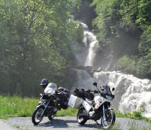 Waterfalls on the many beautiful roads in the area