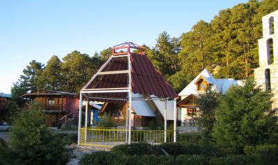 Coutyard and cabins