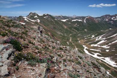 California Gulch, one of the many beautiful areas to ride in Silverton, Colorado, site of this years HU Meeting in western USA.