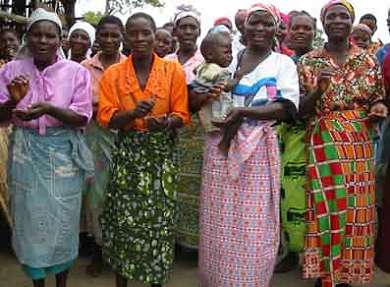 Dancing ladies in Malawi.