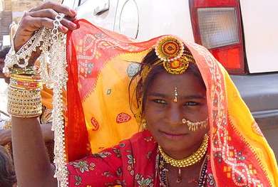 Pierced in Rajasthan.