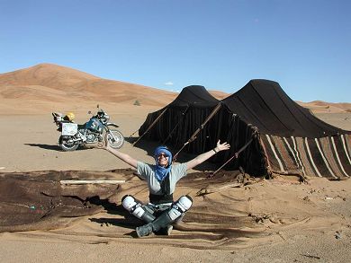 My new home - Chebbi Dunes, Mauritania.