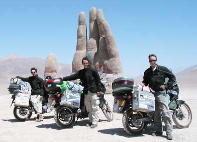 the crew in the Atacama, Peru