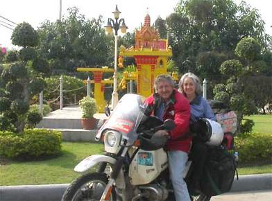 Ted and Malu Sierra in Bangkok.
