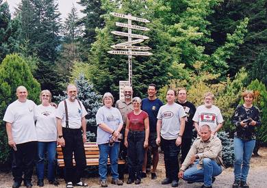 Gail and Eric Haws of the HU Eugene Oregon Community hosted a travellers meeting.