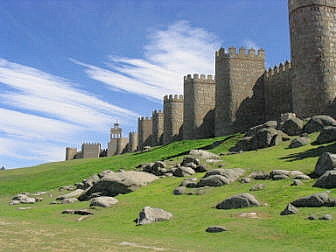 Walls of Avila, Spain.