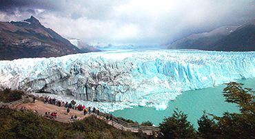Glaciers in Argentina.