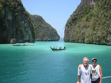 Magical Phi Phi Island great beaches, snorkelling, restaurants- paradise to us.