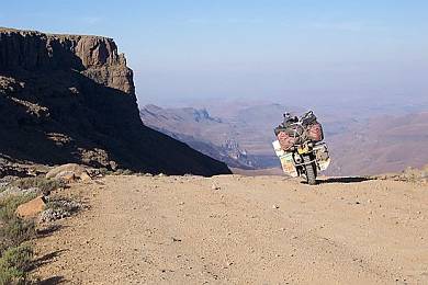 Sani Pass, border of South Africa and Lesotho.