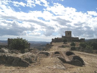Jimena castle, Spain.