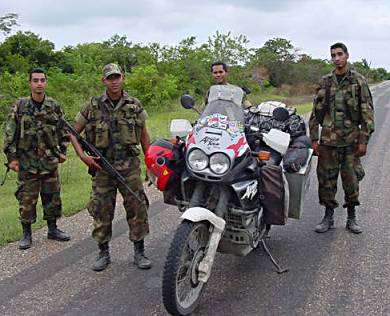 around the world in Ecuador and Colombia Honda Africa Twin around the world in Ecuador and Colombia Honda Africa Twin