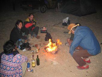 Party - Morocco to Mauritania border.