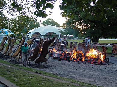 Serious asado.