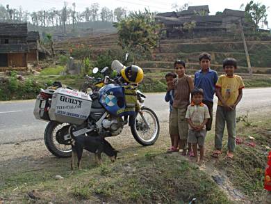 First road in Nepal.