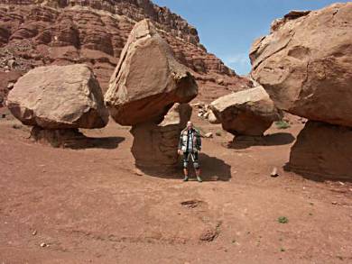 Balanced rocks in Utah - hoping for no wind!