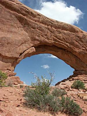 Natural bridge, Utah.