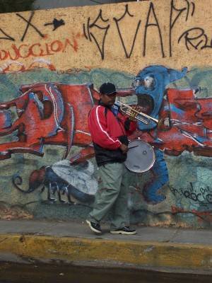 Street music in Mexico.