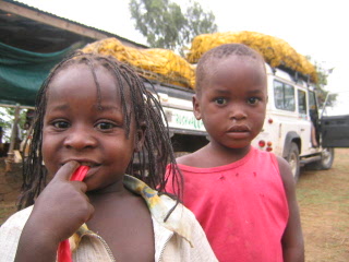 Children in Mozambique.