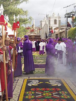 Catholic procession, Guatemala.